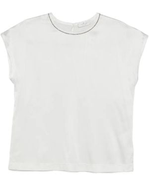 Panicale Blouse À Ornements - White