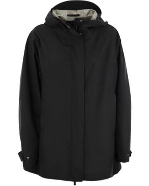 Herno Laminar Parka With Hood - Black