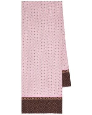 Dries Van Noten Printed Border Scarf - Pink