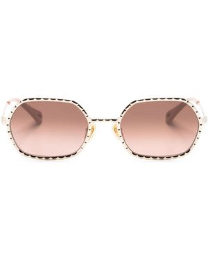 Chloé Occhiali Da Sole Geometrici - Rosa