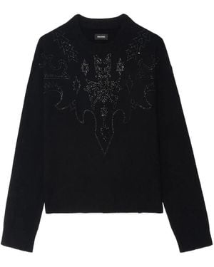Zadig & Voltaire Markuz Cashmere Jumper - Black