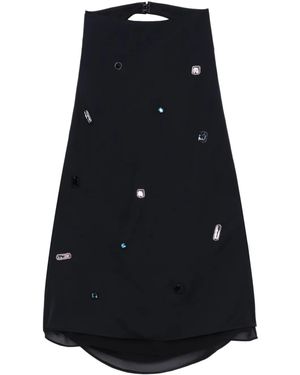 3.1 Phillip Lim Crystal-Embellished Halterneck Top - Blue