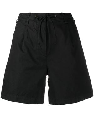 Aspesi Shorts Con Cordones - Negro