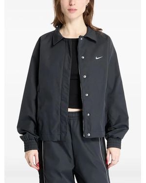 Nike Veste Bomber À Fermeture Zippée - Black