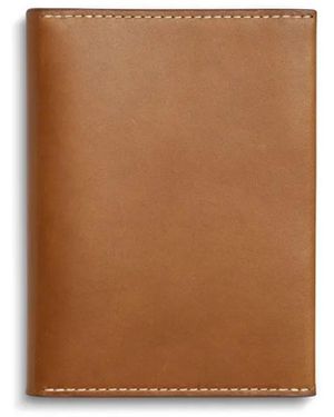 Shinola Leather Passport Holder - Brown
