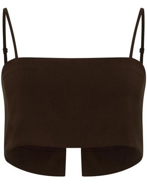 Azeeza Walton Crop Top - Black