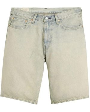 Levi's 478 Baggy Denim Shorts - White