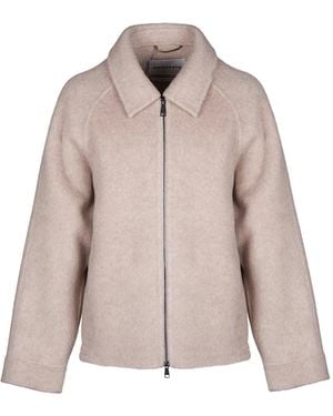 Amaranto ジップ ジャケット - ナチュラル