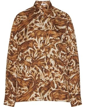 Rosetta Getty Camicia Con Vestibilità Comoda - Marrone