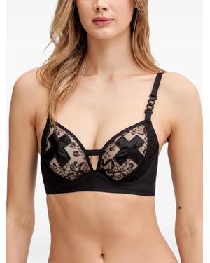 Chantelle Bh Mit Spitzeneinsätzen - Schwarz
