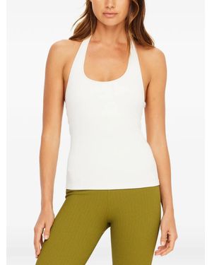 The Upside Seamless Halle Halter Top - White