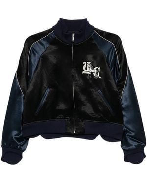 Undercover Embroidered Bomber Jacket - Black