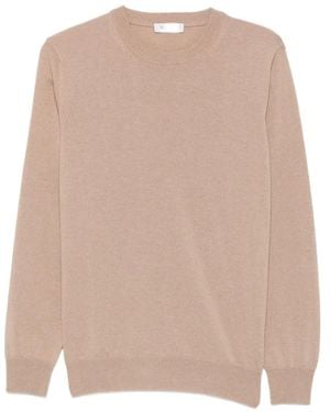 Kangra Fine-Knit Crew-Neck Jumper - Natural