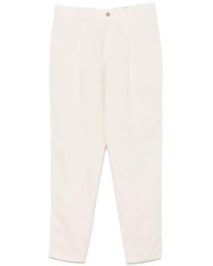 Canali Linen Pants - White
