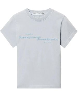 Alexander Wang Mirrored Logo T-Shirt - White