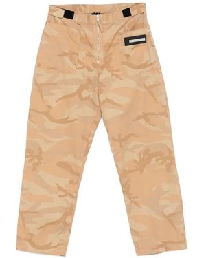 Aries Camouflage Straight Trousers - Natural
