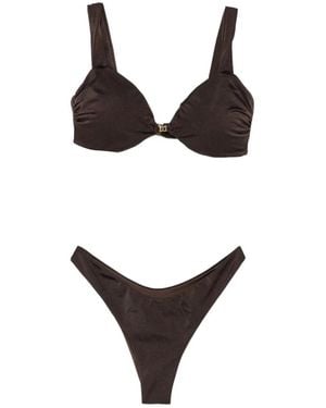 MATINEÉ Logo-Plaque Bikini - Brown