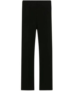 Sportmax Straight-Leg Trousers - Black