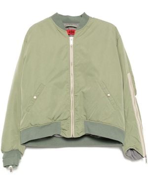 424 Bomberjacke Mit Reißverschluss - Grün