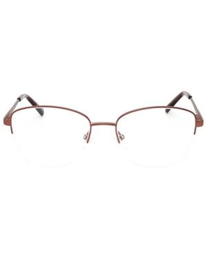 Adensco Lunettes De Vue À Monture Ronde - Natural