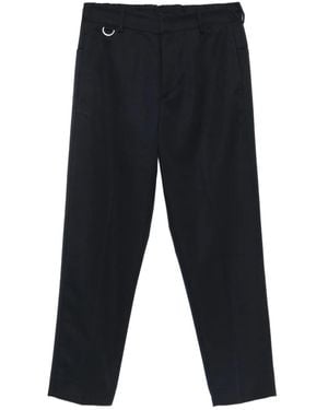 Low Brand Pantaloni Dritti Con Dettaglio Anello - Blu