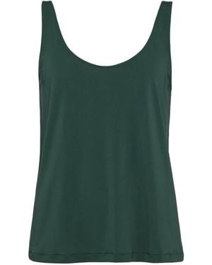 Eres Anae Scoop-Neck Top - Green