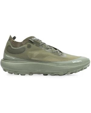 Satisfy Therocker Mesh-Panel Sneakers - Green