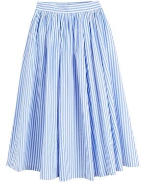 Chinti & Parker Striped Maxi Skirt - Blue