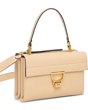 Coccinelle Borsa A Tracolla Con Manico E Anello A D - Neutro