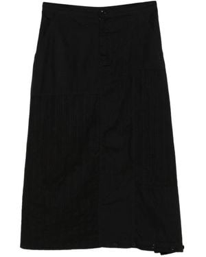 Y's Yohji Yamamoto Twill Skirt - Black