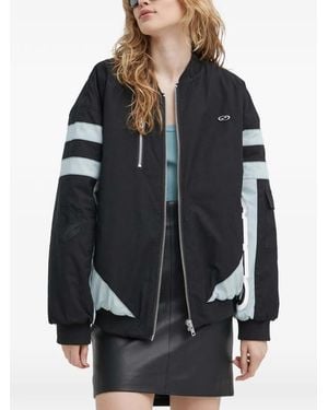 Résumé Alanars Striped Embroidered Jacket - Black