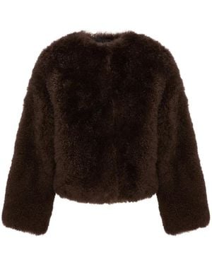 Yves Salomon Welt-Pocket Jacket - Black