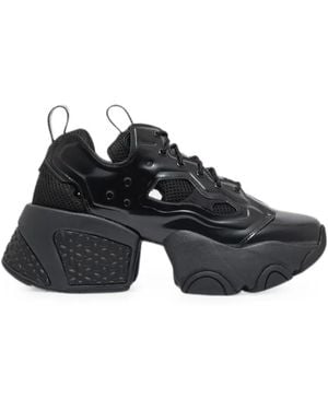 Reebok Fury Boot Chunky-Sole Sneakers - Black