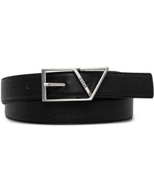 Guess Triangle Buckle Belt - Black