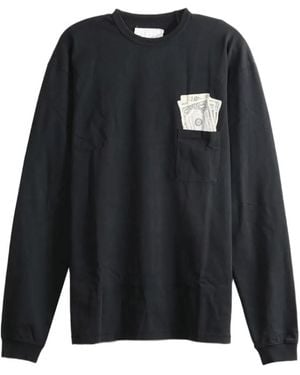 ERL Money Long-Sleeve T-Shirt - Blue