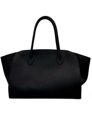 The Row Curved Top-Handle Shoulder Bag - Schwarz