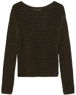 Marc O' Polo Crochet-Knit Jumper - Black