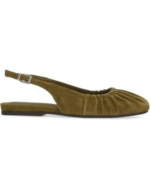Ash Bibi Slingback Ballet Flats - Green
