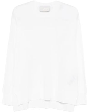 Ami Paris Langärmeliger Pullover - Weiß