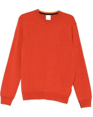 Paul Smith Crew-Neck Cashmere Sweater - Red
