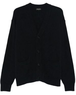 Roberto Collina Pocket Cardigan - Black