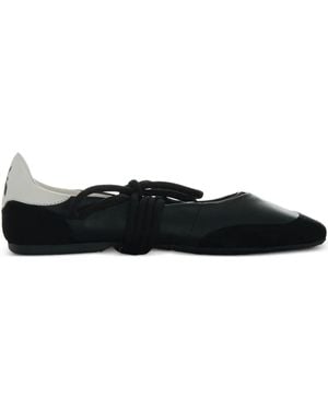Patrizia Pepe Ballerine Stringate - Nero