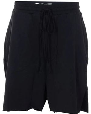 Thom Krom Elasticated Drawstring Shorts - Blue
