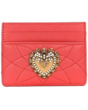 Dolce & Gabbana Devotion Card Holder - Red