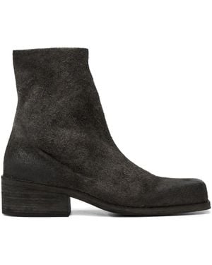 Marsèll Casello Square-Toe Ankle Boots - Black