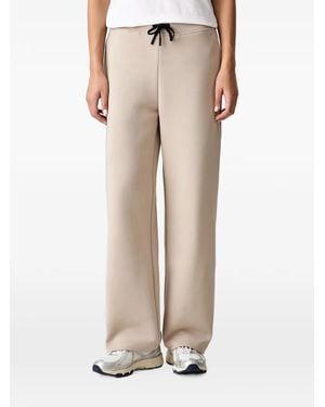 On Shoes Drawstring Wide-Leg Track Trousers - Natural