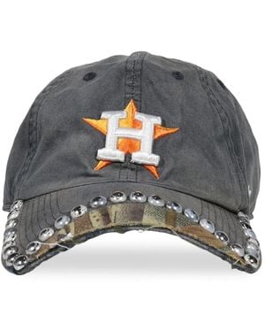 Joshua J Scrap Stud-Embellished Cap - Grey