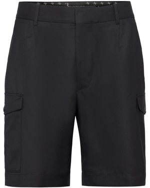 Billionaire Tailored Cargo Shorts - Blue