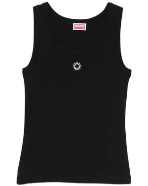 KENZO Top sin mangas Boke Flower 2.0 - Negro