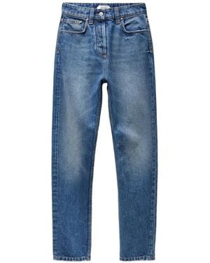 Versace High Waist Straight Jeans - Blue